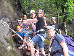 Familie in der H�ntzschelstiege